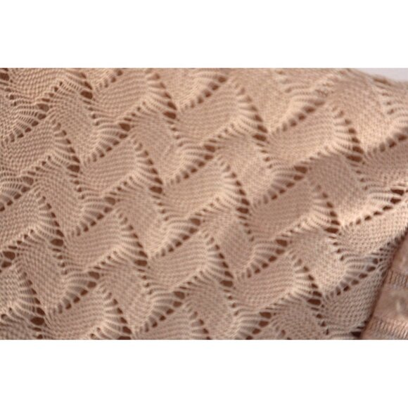 Cure Women's Beige Knit Sweater with Button Detail‎ & Textured Shoulders Size S - Picture 6 of 12